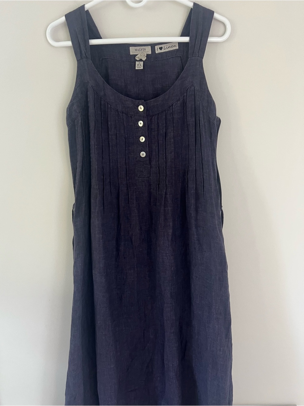Malvin I Love Linen Sleeveless Linen Maxi Dress